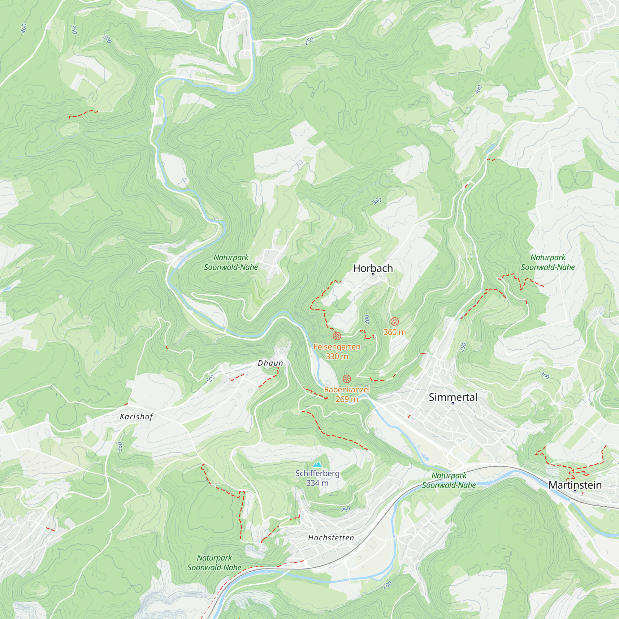 Falkenstein Hütte map