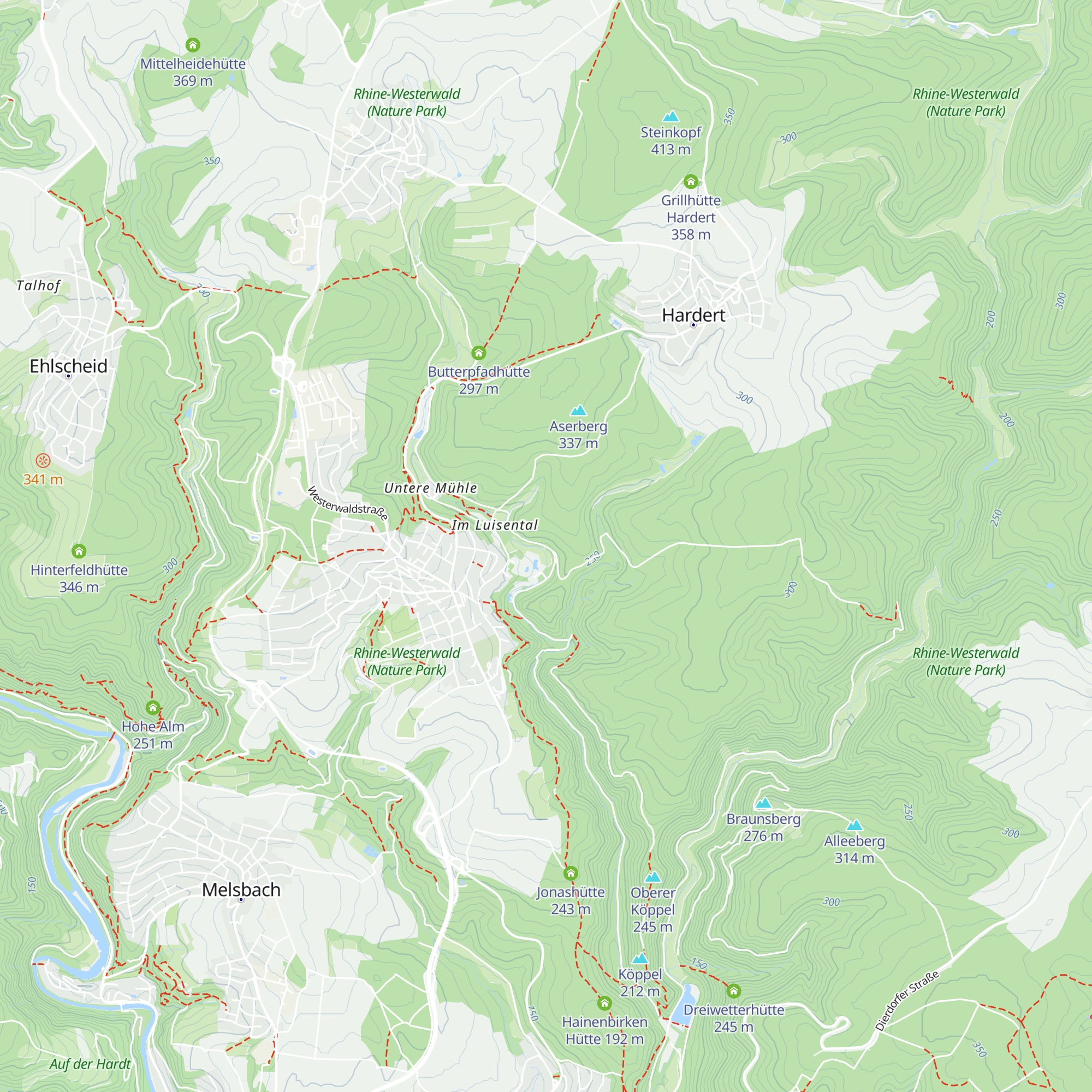 Heinzelmännchenhütte map