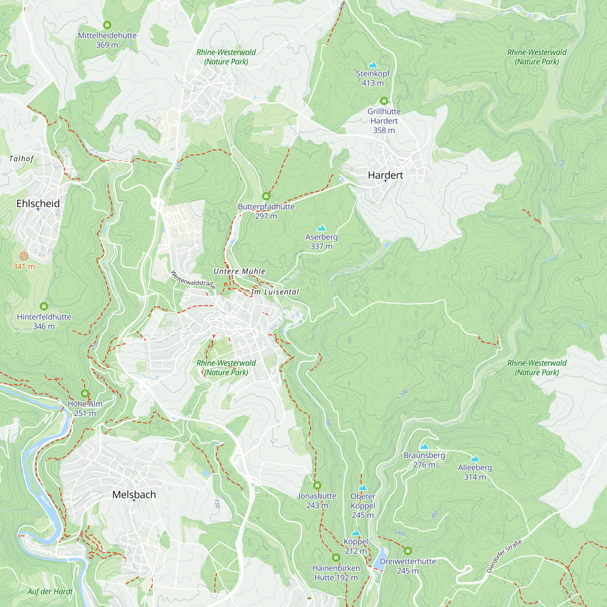 Heinzelmännchenhütte map