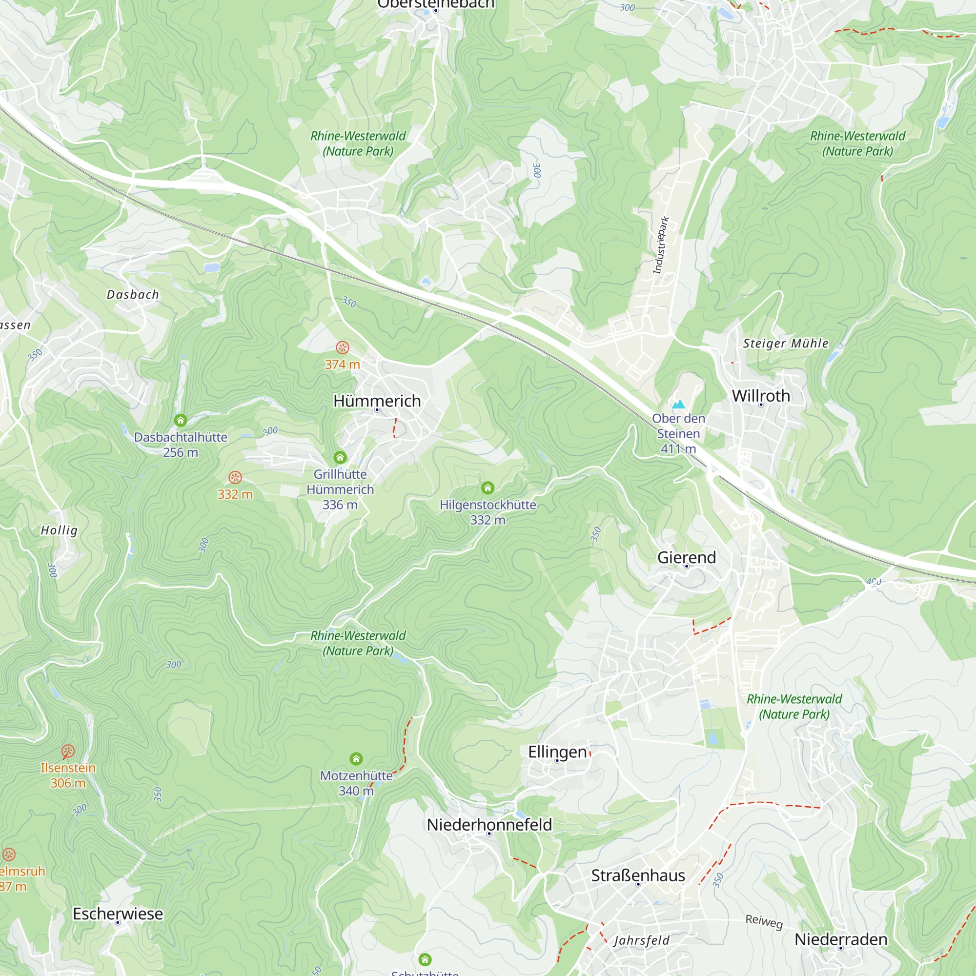 Hilgenstockhütte map