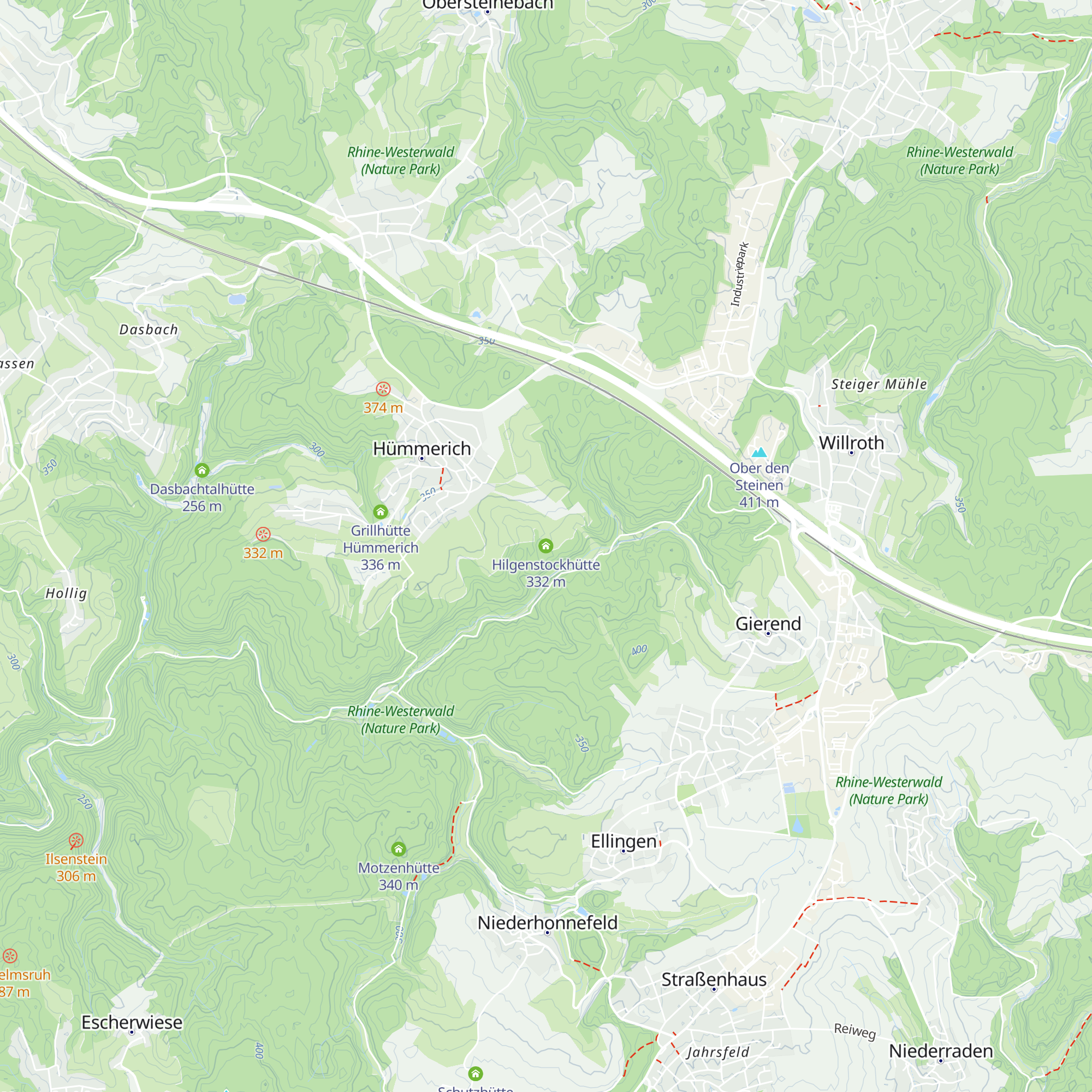 Hilgenstockhütte map