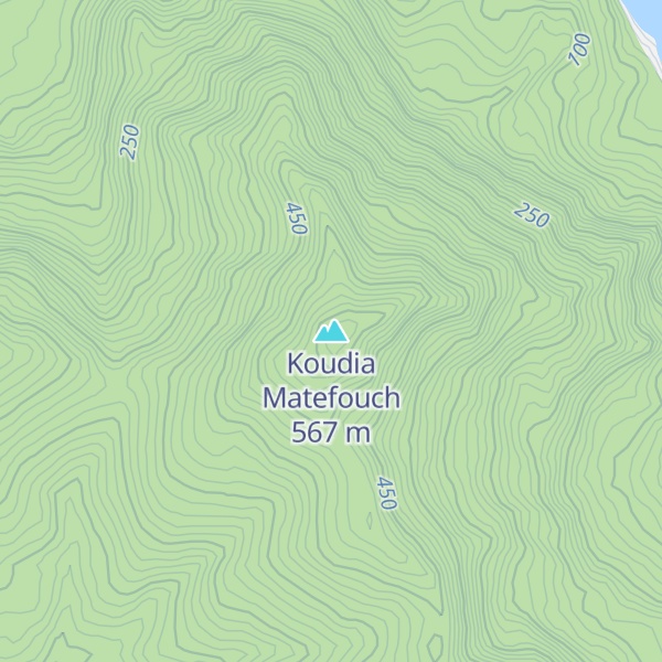 Map of Koudia Matefouch