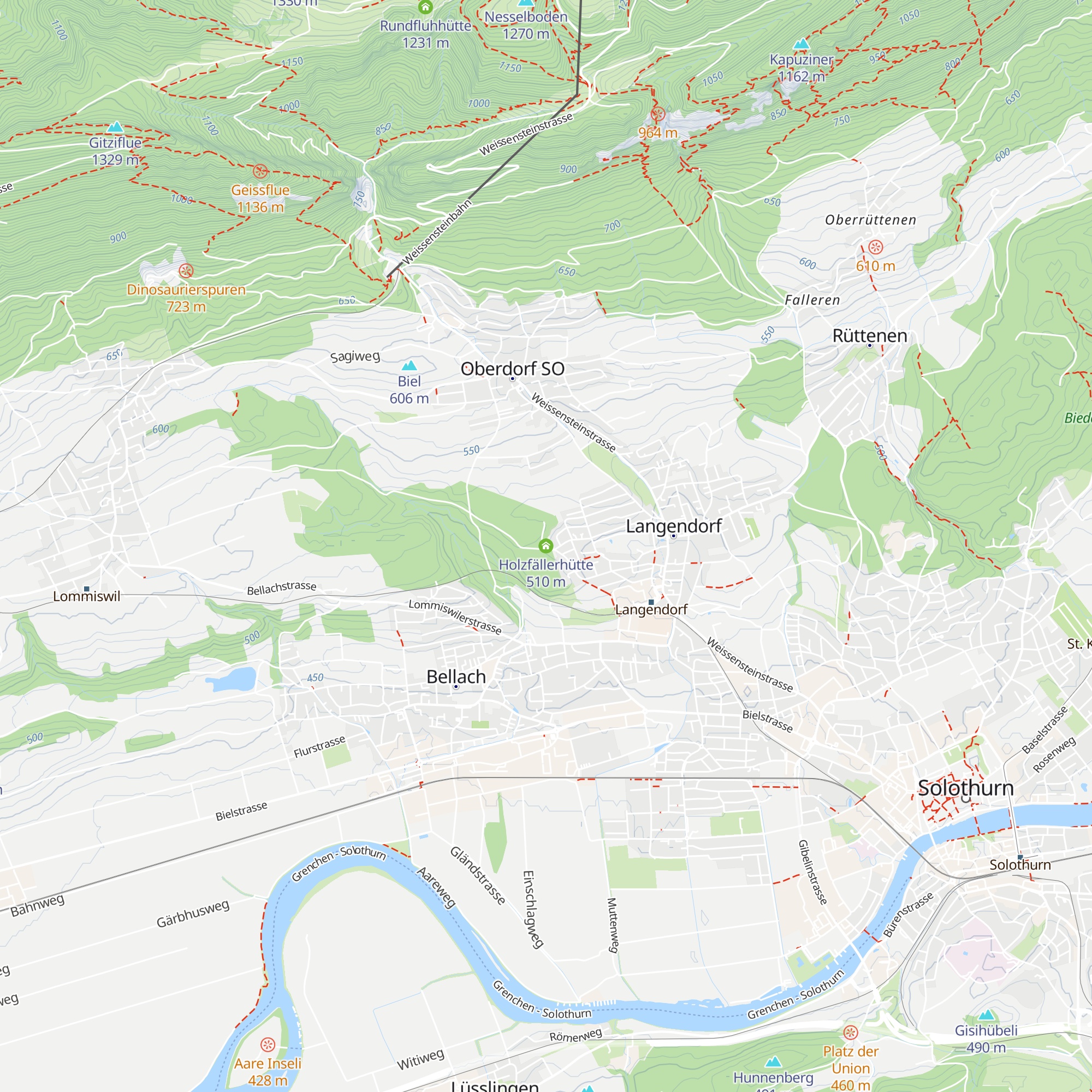 Holzfällerhütte map