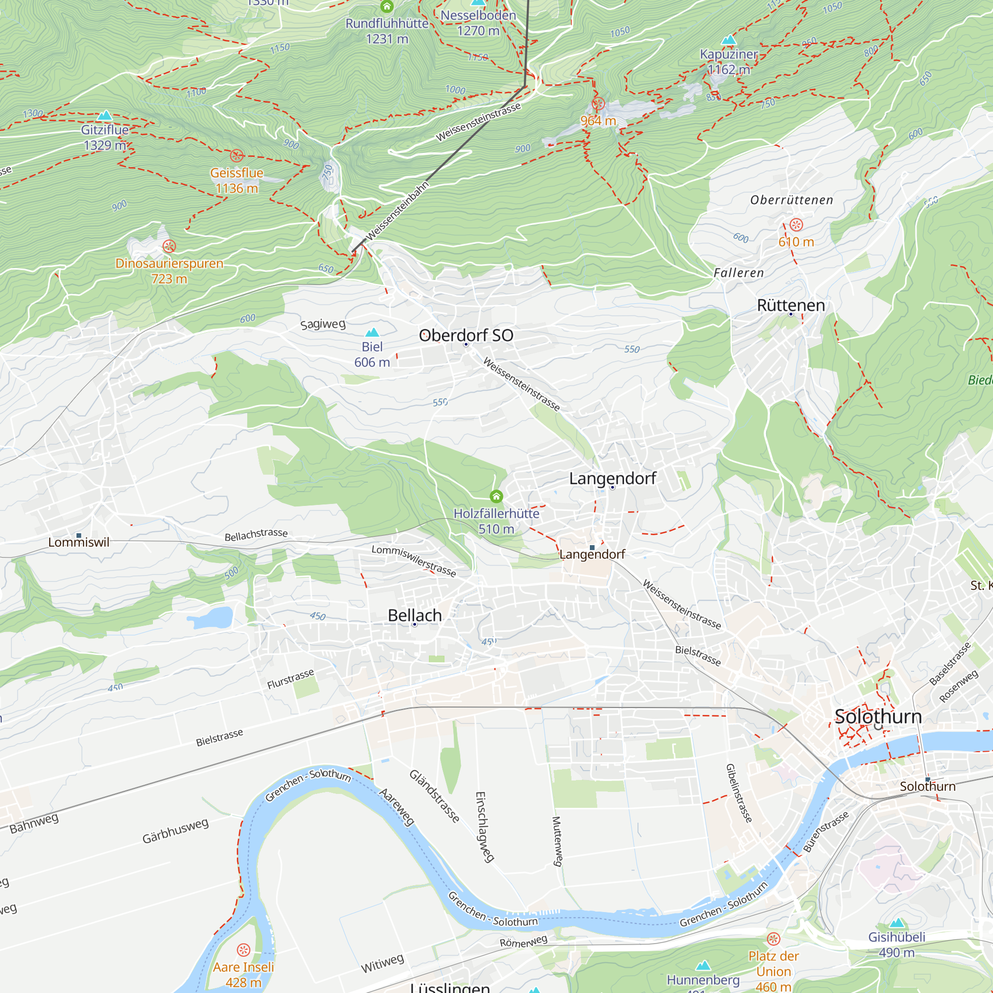 Holzfällerhütte map