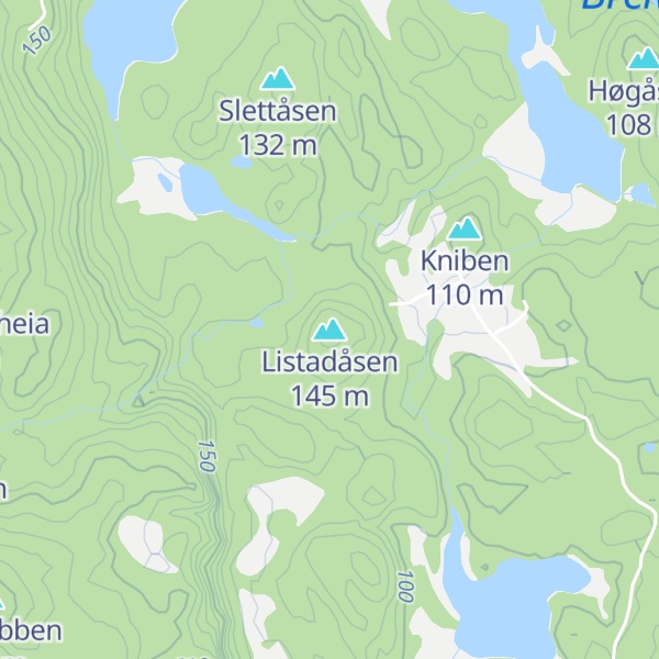 Map of Listadåsen