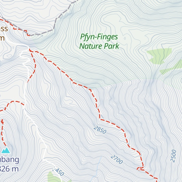 Map of Mont Bonvin