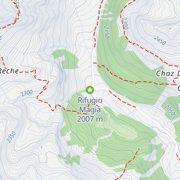 Map of Rifugio Magià