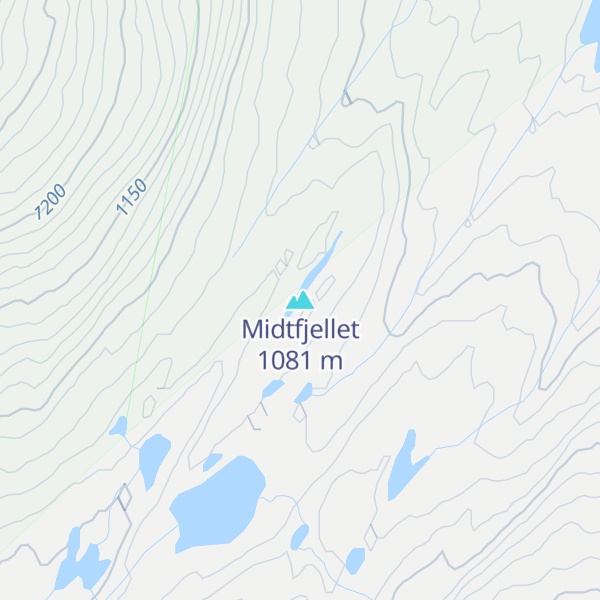 Map of Midtfjellet