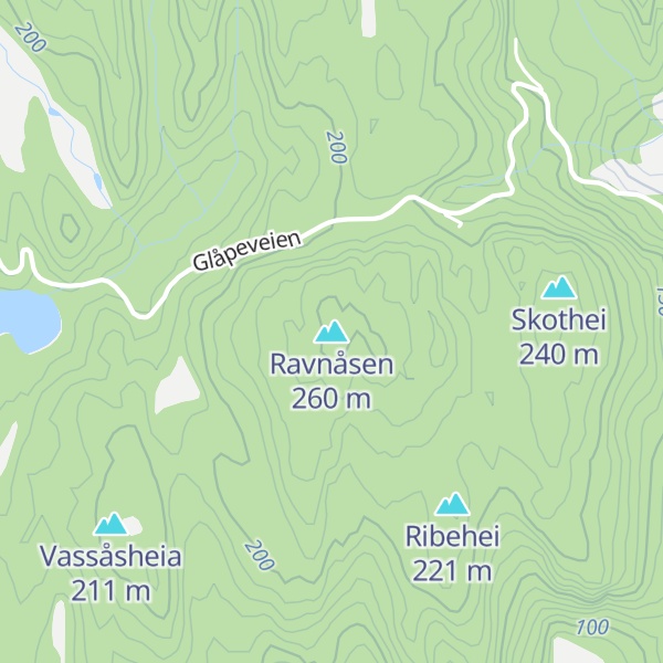 Map of Ravnåsen
