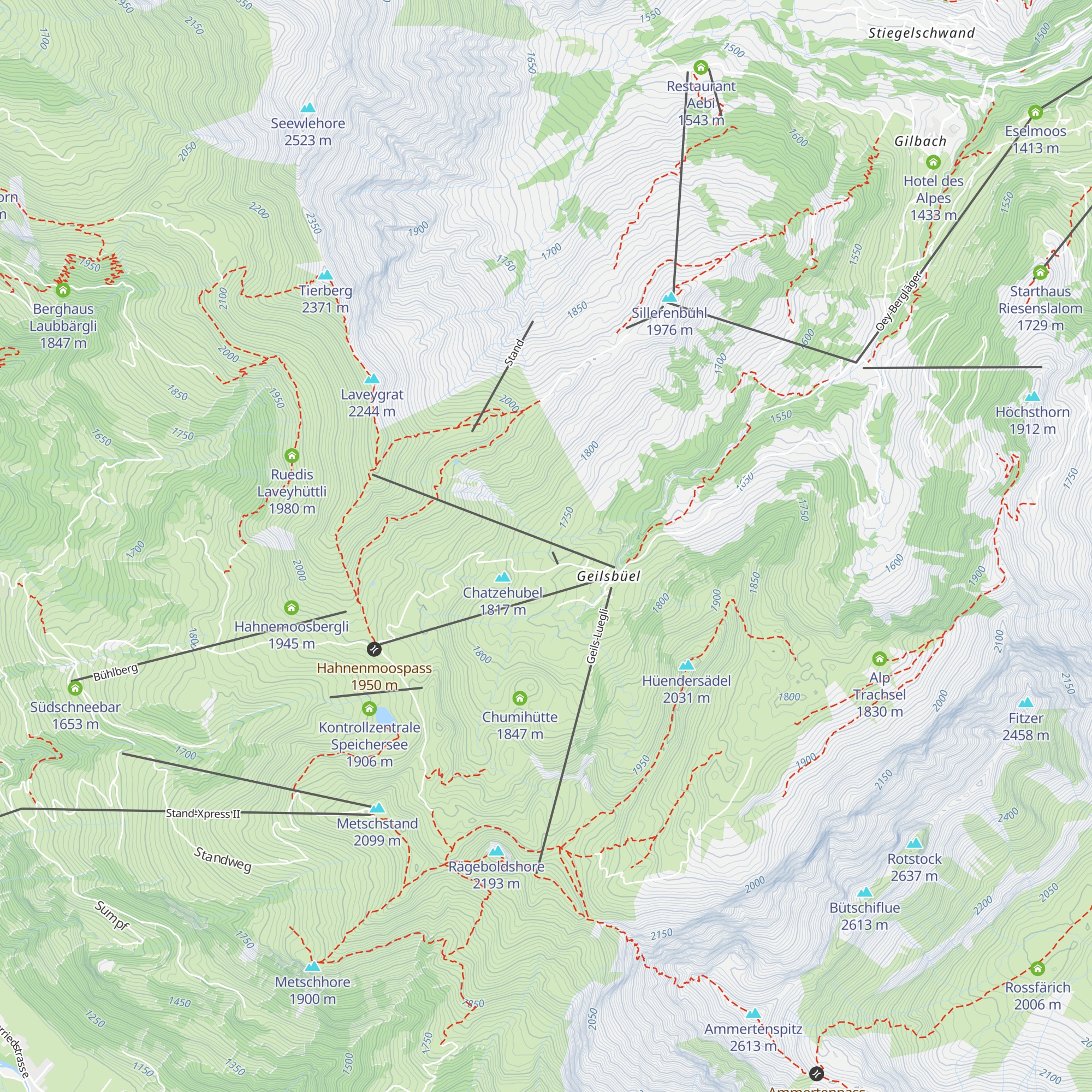 Chüejer Stuba map