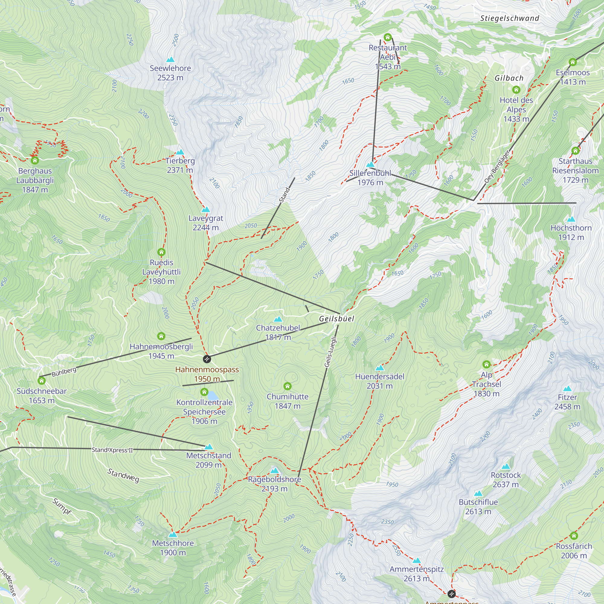 Chüejer Stuba map