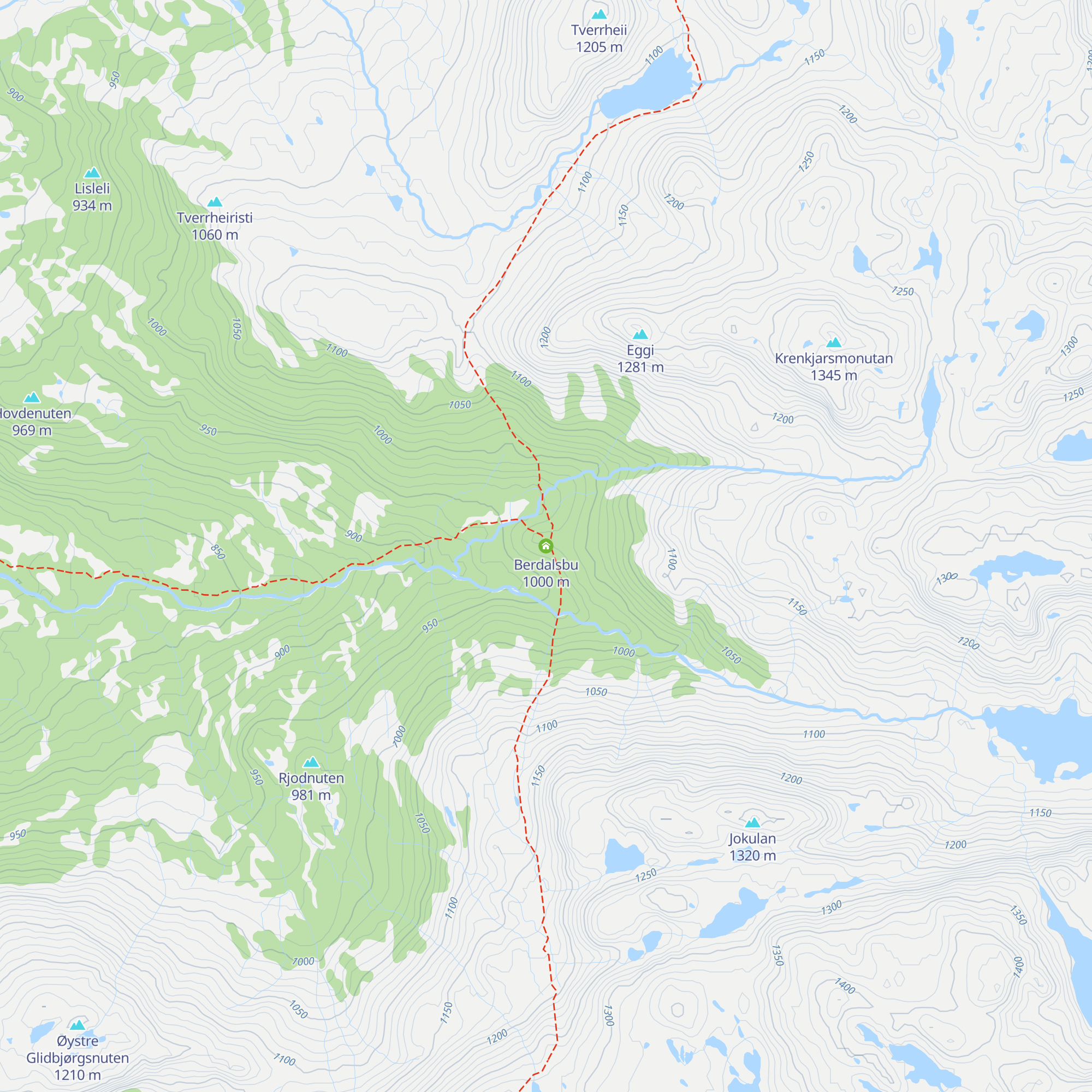 Berdalsbu map