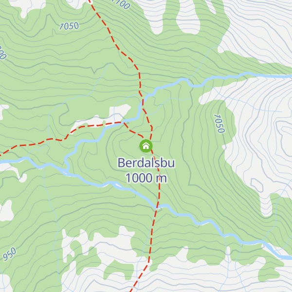 Map of Berdalsbu