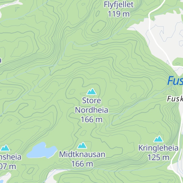 Map of Store Nordheia