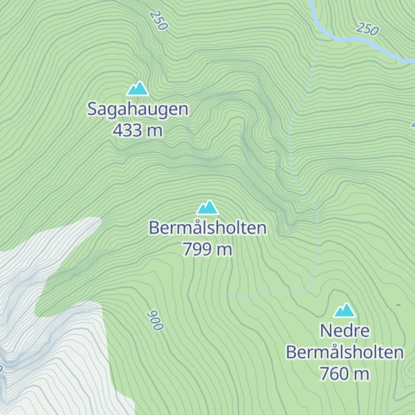 Map of Bermålsholten
