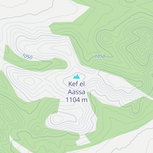 Map of Kef el Aassa
