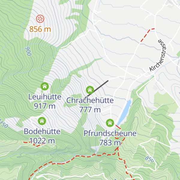 Map of Chrachehütte