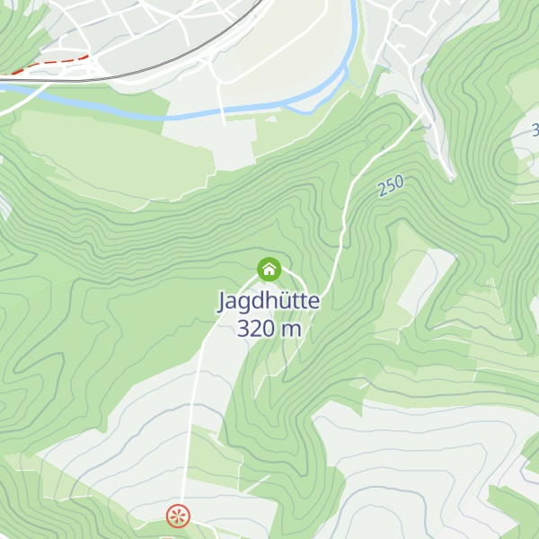 Map of Jagdhütte