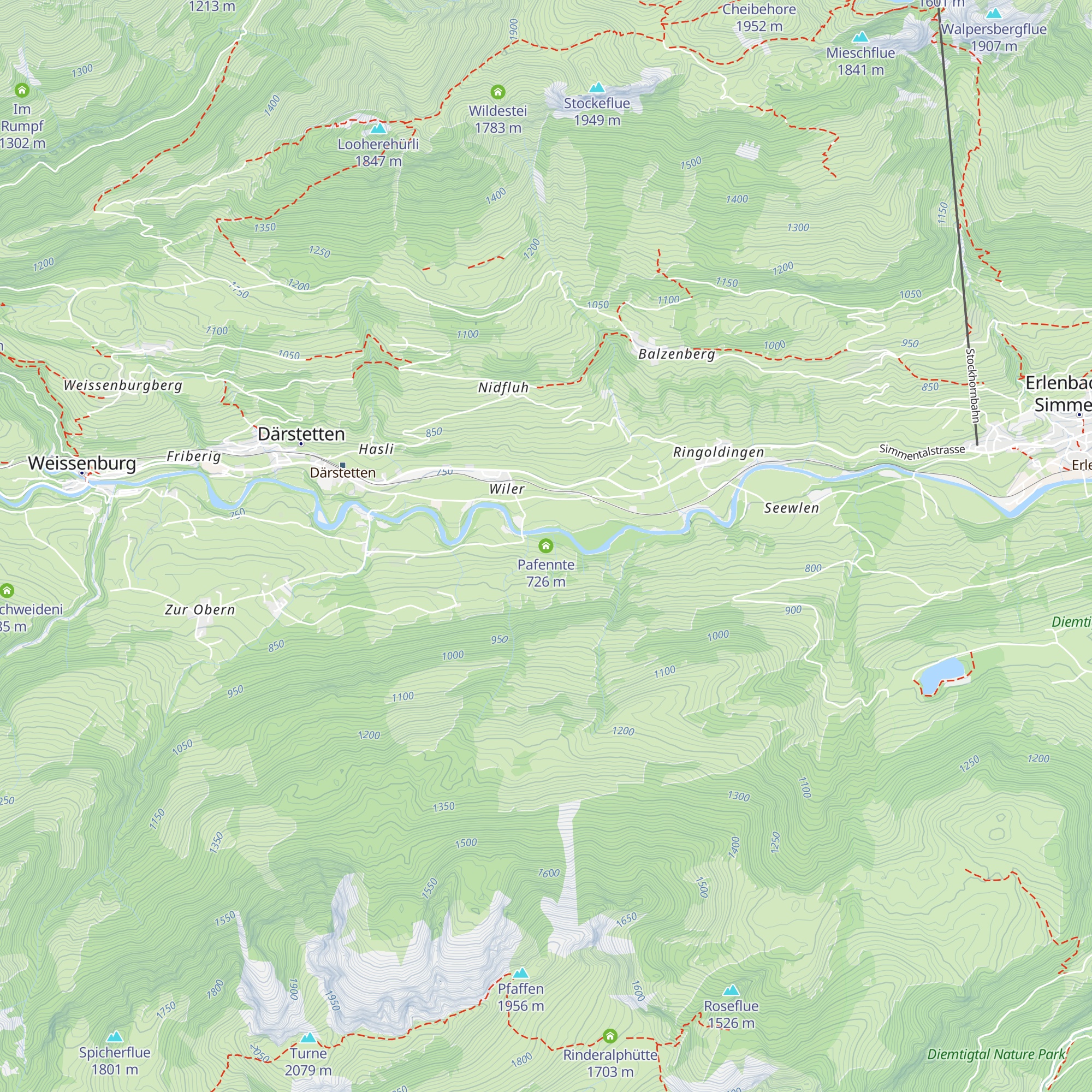 Pafennte map