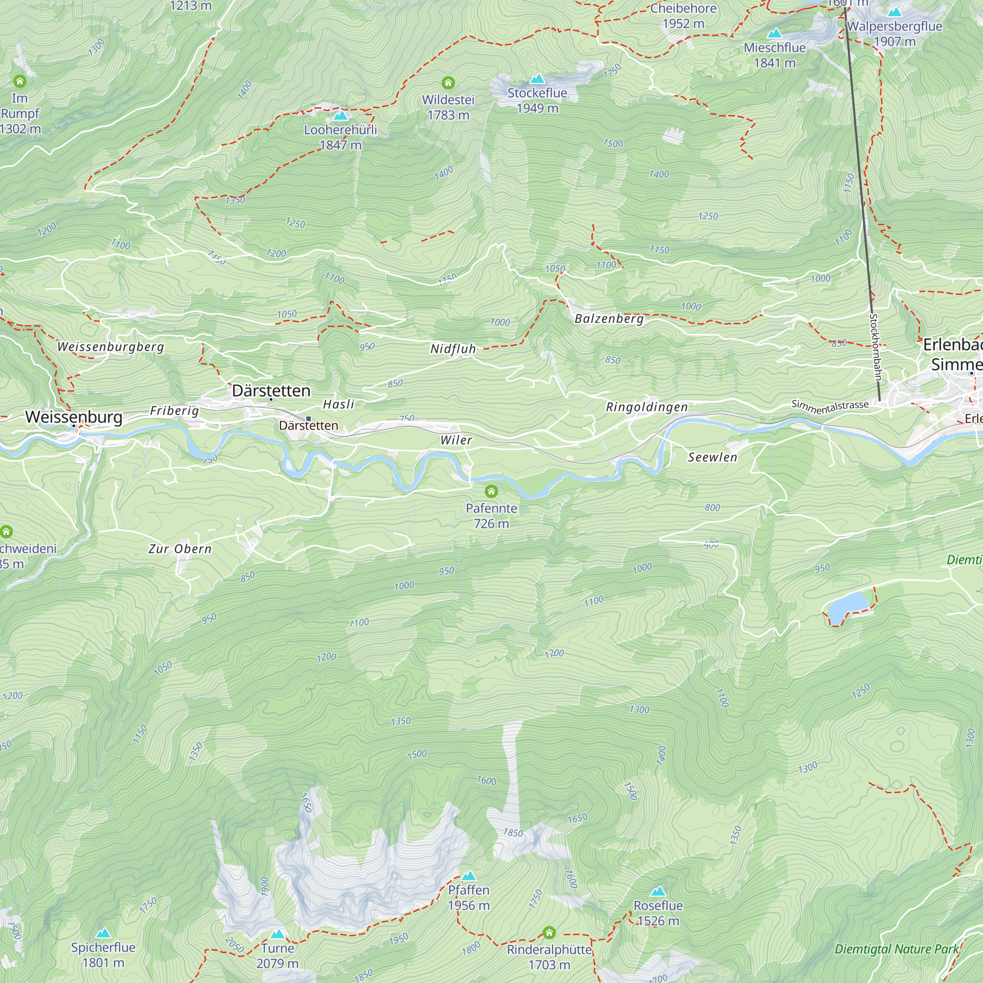 Pafennte map