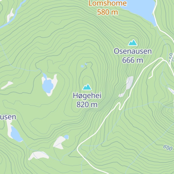 Map of Høgehei