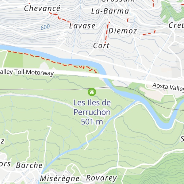Map of Les Iles de Perruchon