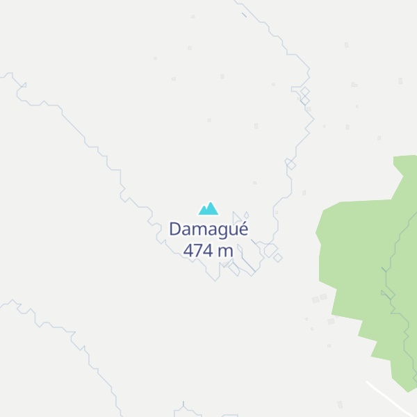 Map of Damagué