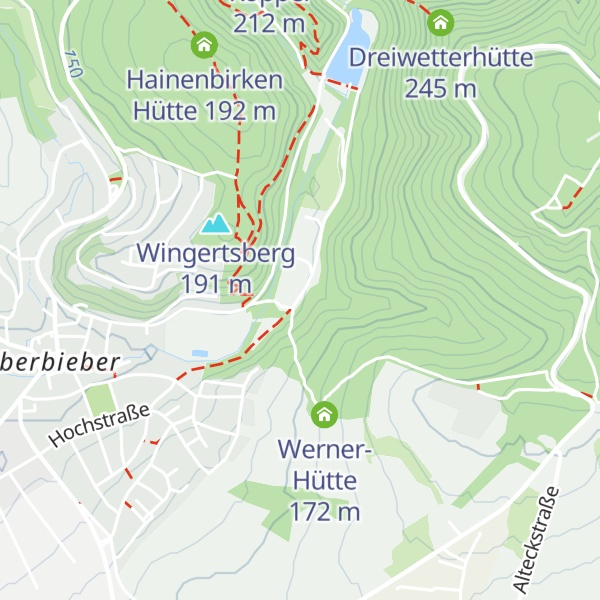 Map of Abtsbachtal Hütte