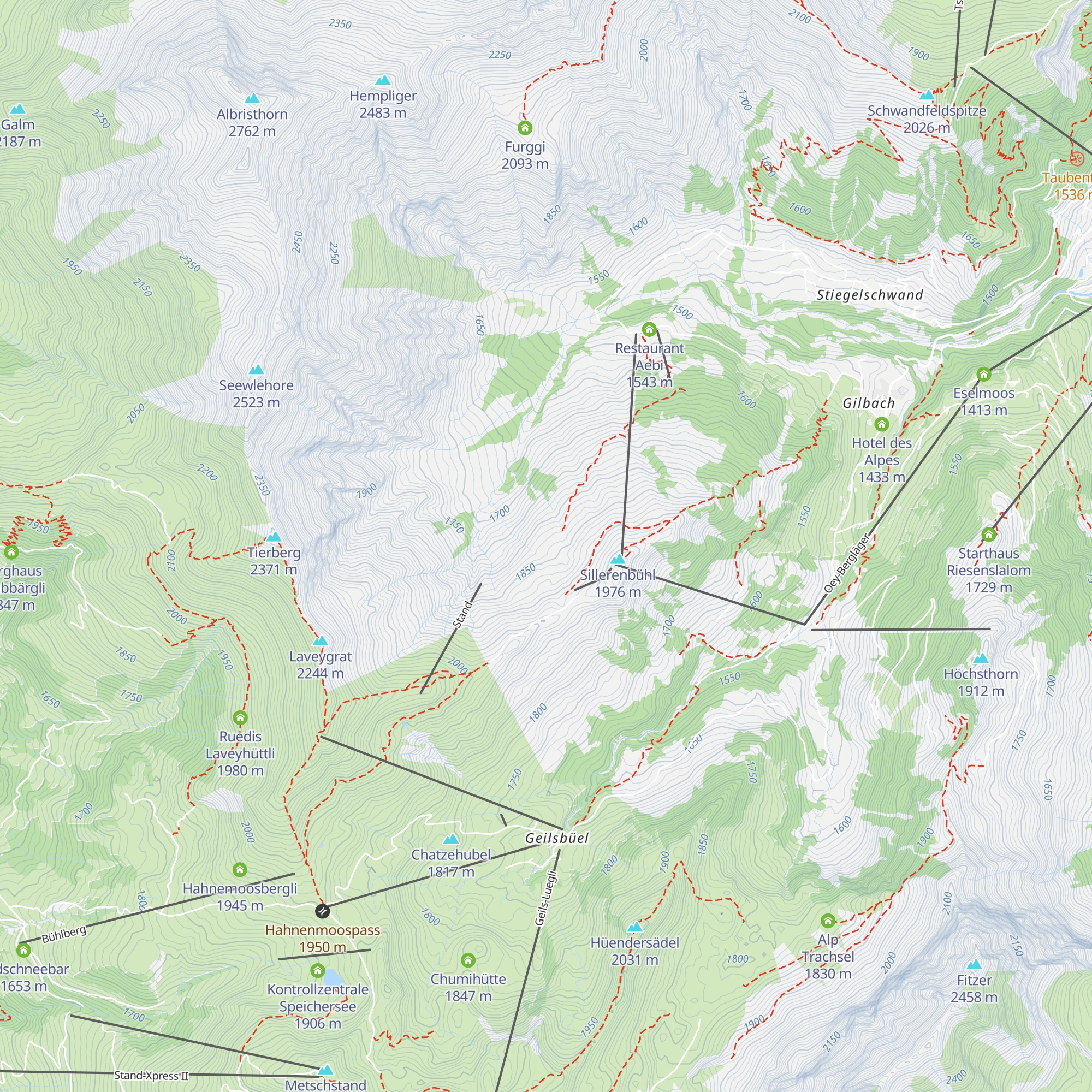 Chüebodmi map