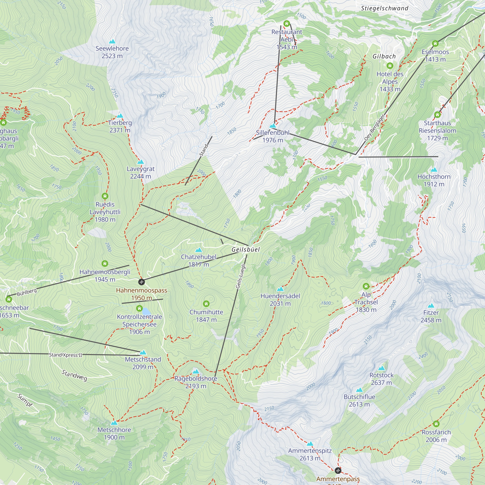 Alphütte Zurbrügg map