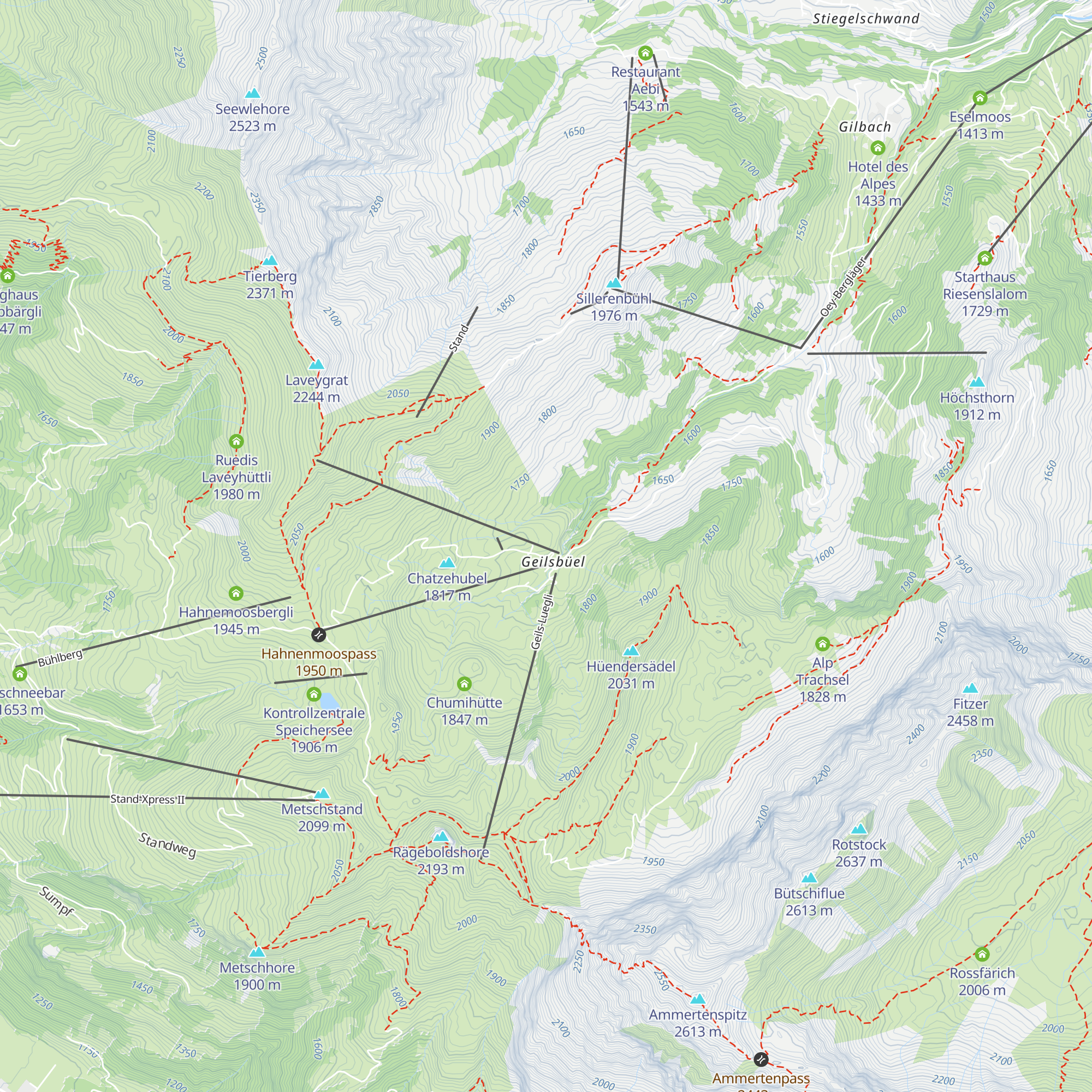 Alphütte Zurbrügg map