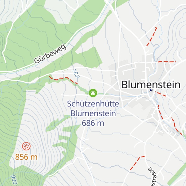 Map of Schützenhütte Blumenstein