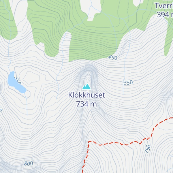 Map of Klokkhuset