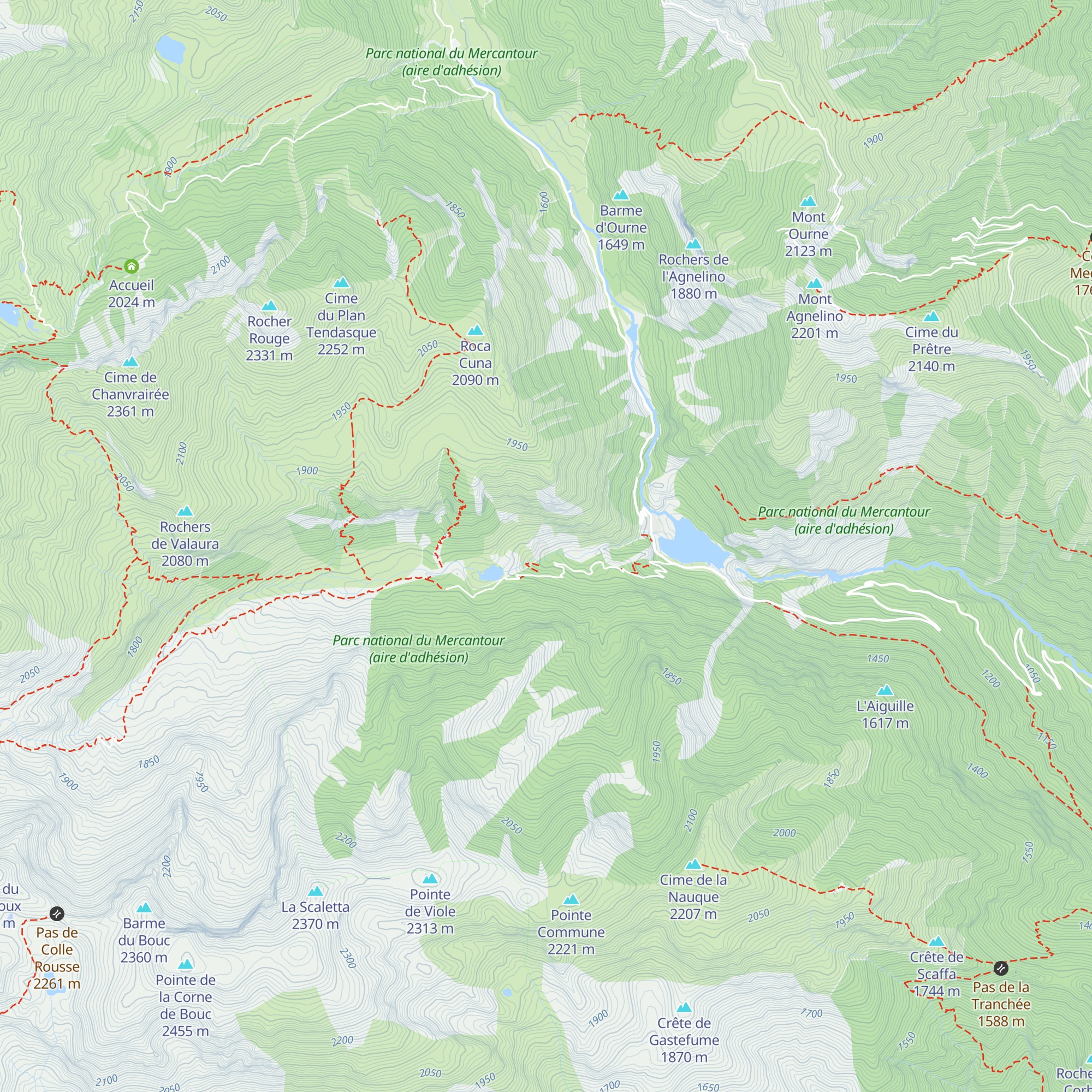 Neige et Merveilles map