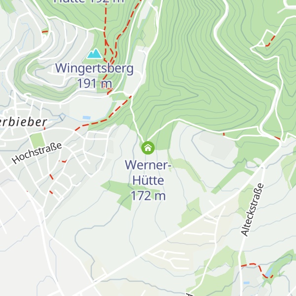 Map of Werner-Hütte