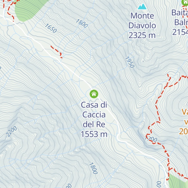 Map of Casa di Caccia del Re