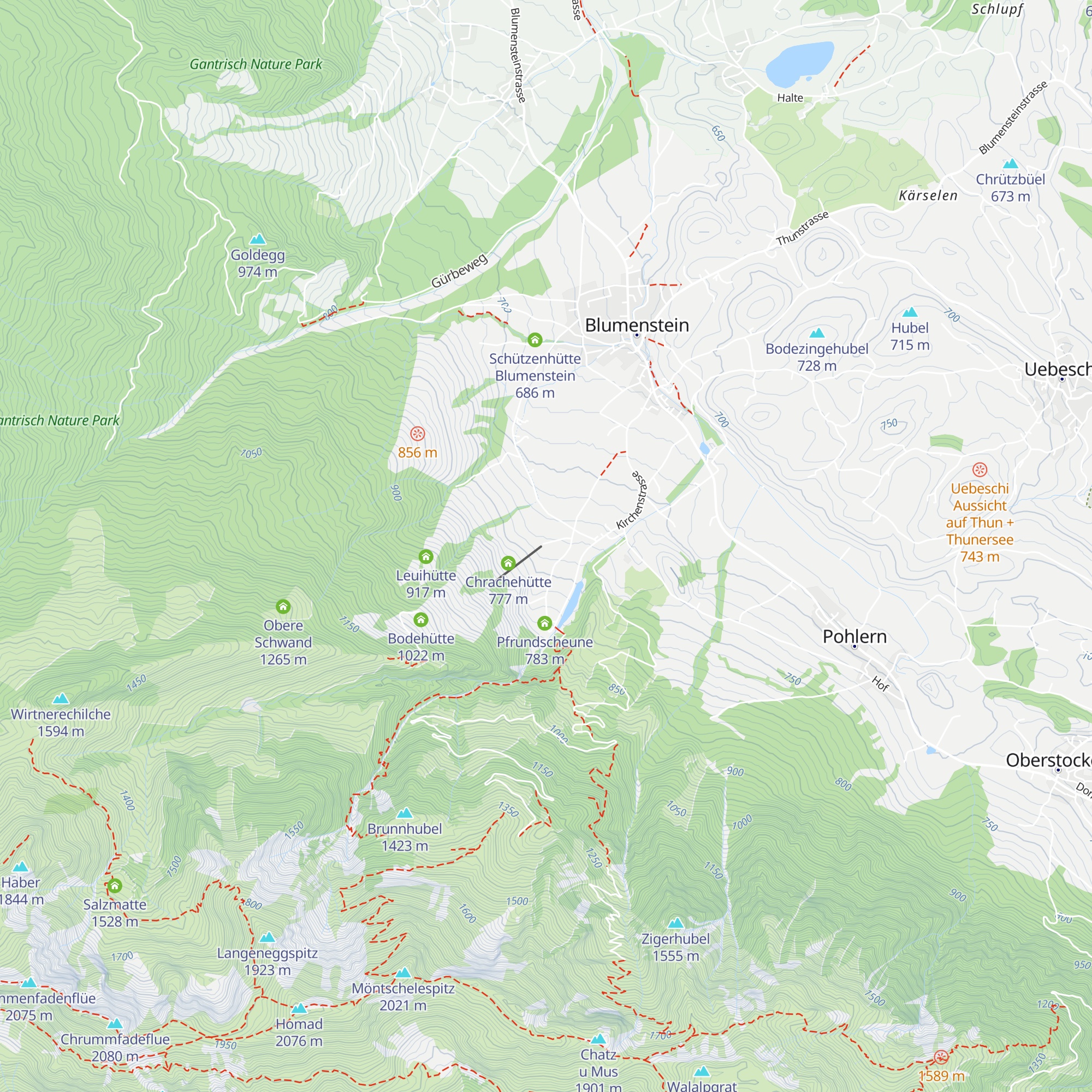 Chrachenhütte map