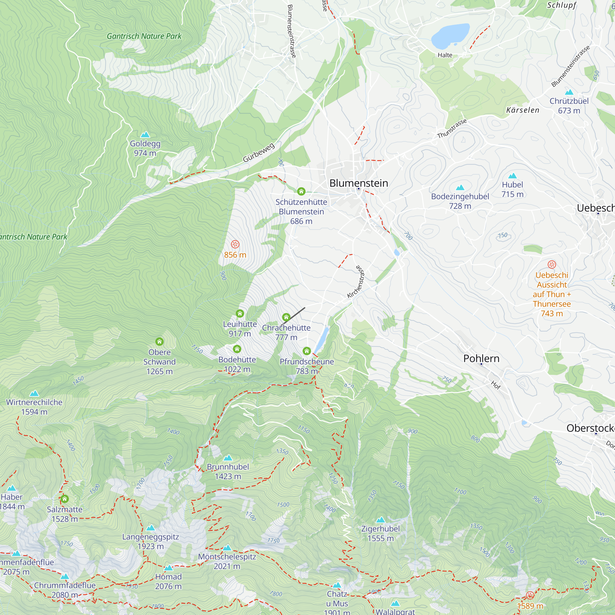 Chrachenhütte map