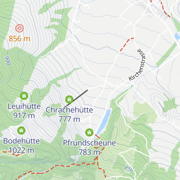 Map of Chrachenhütte