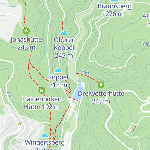 Map of Eintracht-Hütte