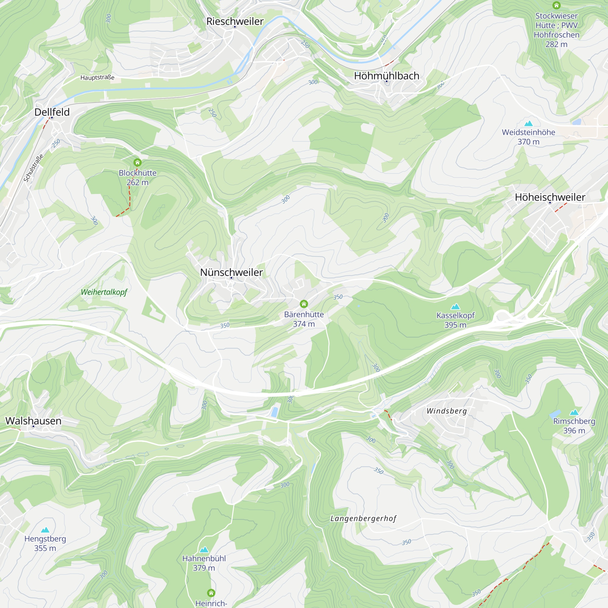 Bärenhütte map