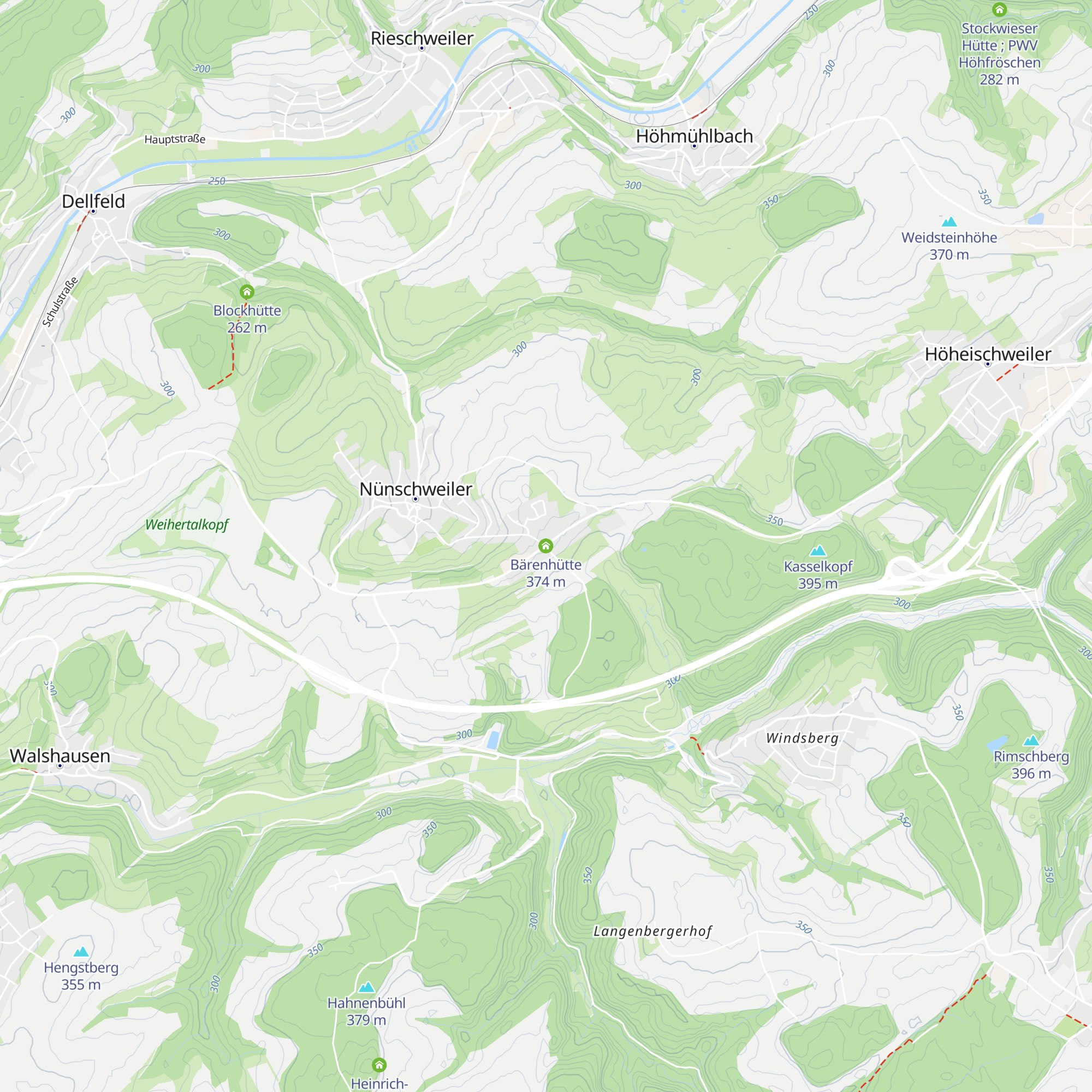 Bärenhütte map