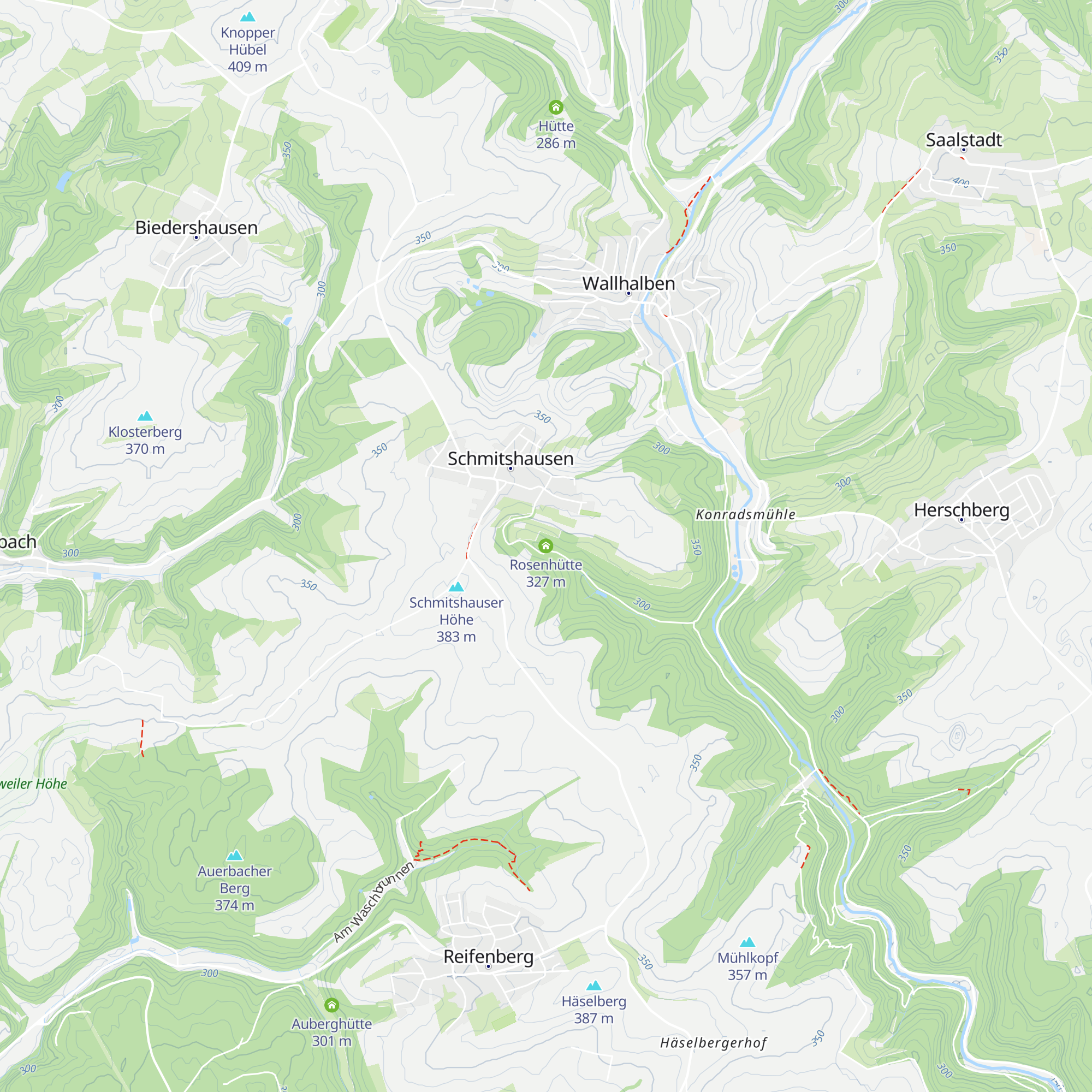 Rosenhütte map