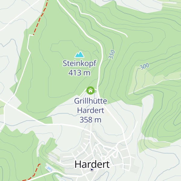 Map of Grillhütte Hardert