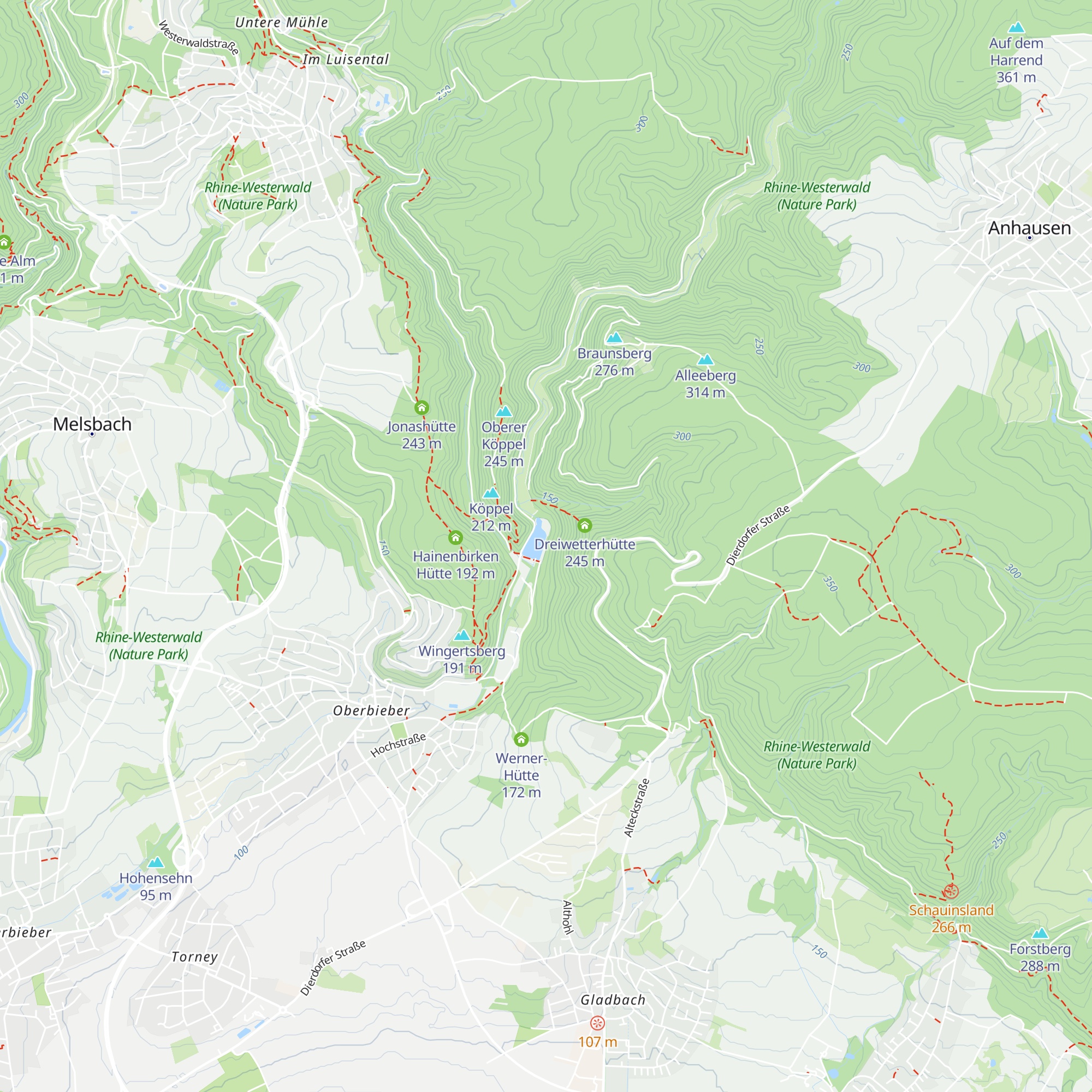 See-Hütte map