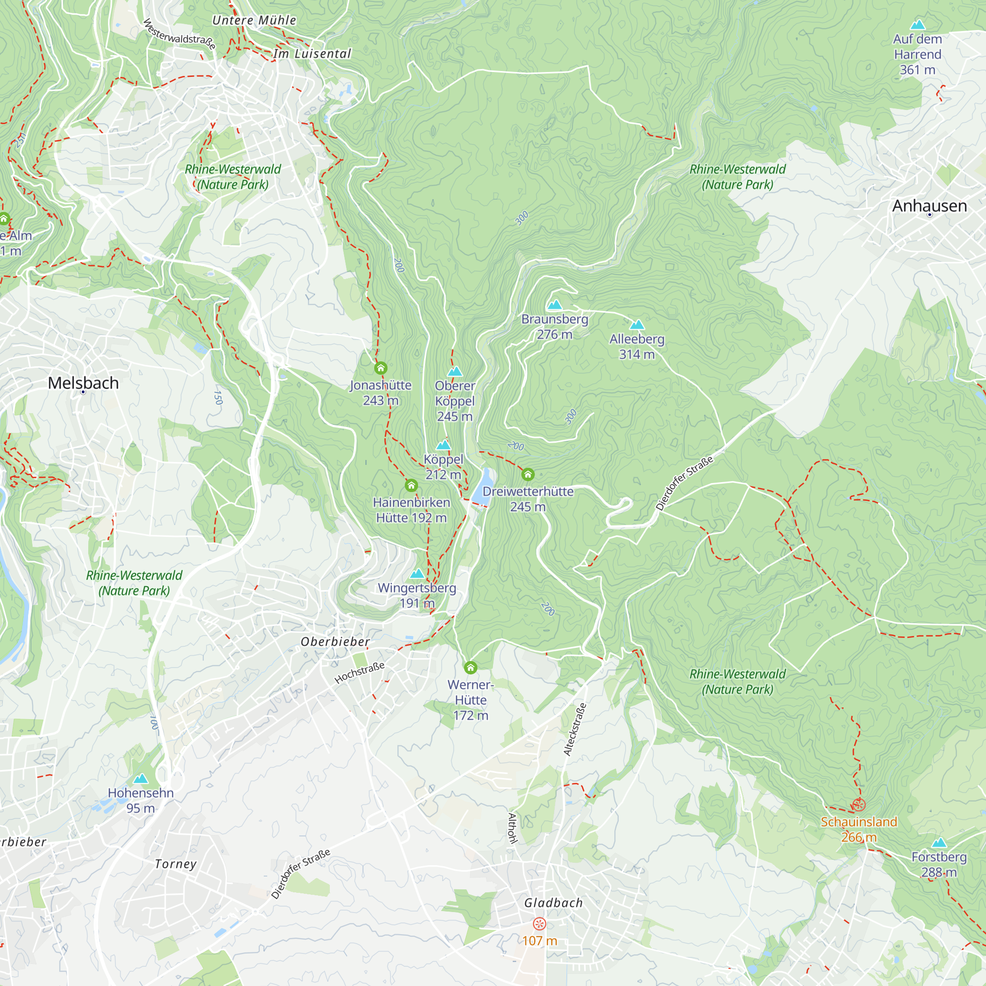 See-Hütte map
