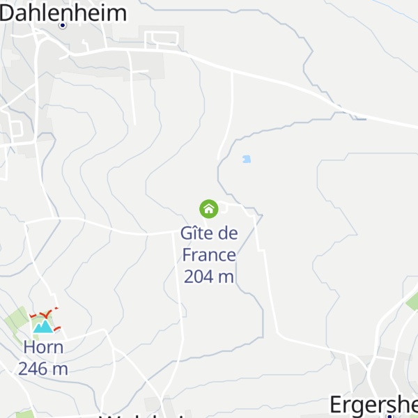 Map of Gîte de France