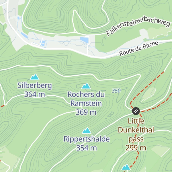 Map of Rochers du Ramstein