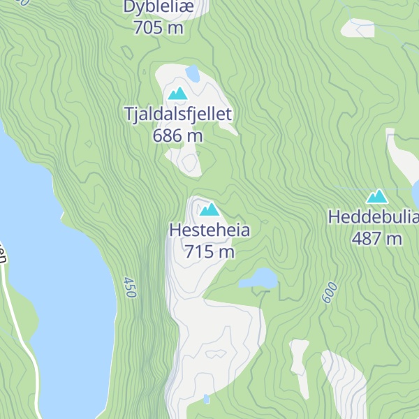 Map of Hesteheia