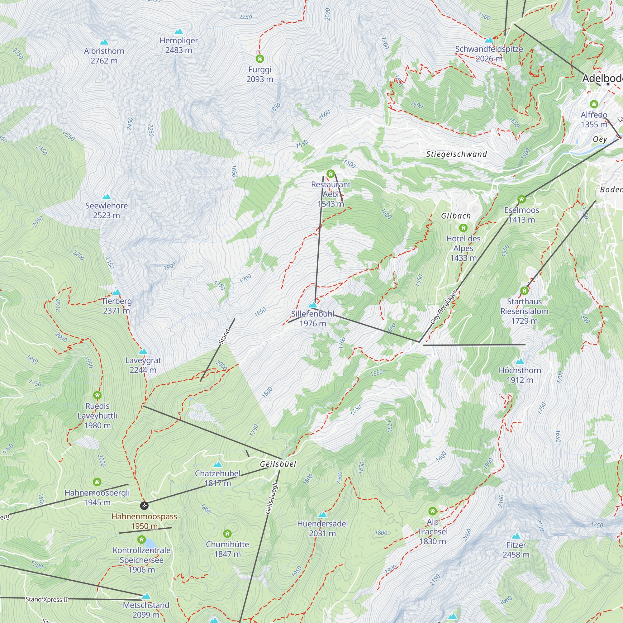 Sillerenbühl map